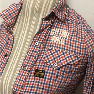 G Star boxed button down!